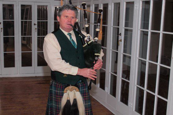 Bagpipe player